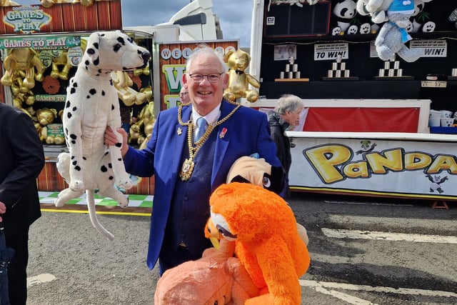Provost Jim Leishman at the official opening of the Links Market
