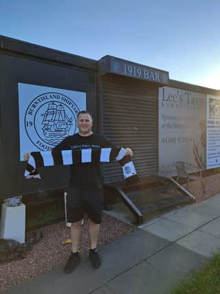 Lee Richardson will try and get Burntisland Shipyard challenging for promotion in the new season (Submitted pic)
