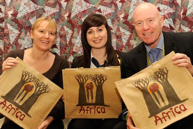 Rewind to 2010 - sixth year pupil Jenna Penman is climbing Mount Kenya next year as part of a challenge that will raise money in aid of diabetes. She is pictured with  Karen Moir (Pediatric Diabetic Nurse, Vic Hosp), ), and Derek Allan (Headteacher)