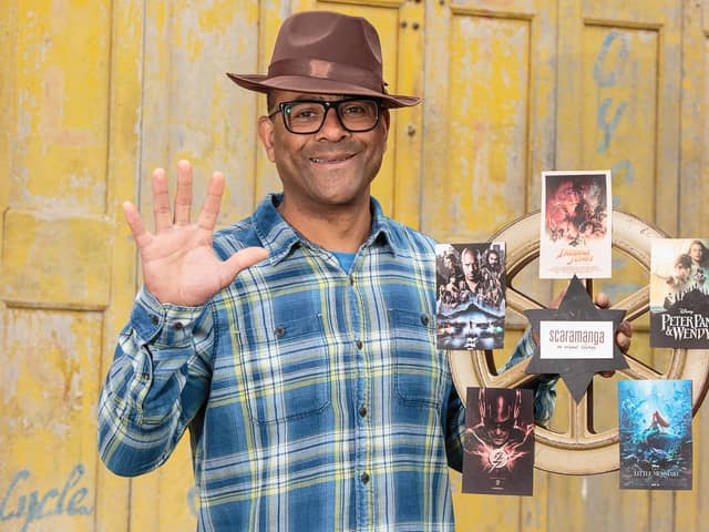 Scaramanga owner Carl Morenikeji is celebrating his firm’s reputation as a go-to supplier of vintage items to Hollywood movies confirmed by five films with his products opening in just nine weeks.   (Pic: Alan S. Morrison)