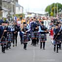 The pipes led the 2022 Kinghorn Children's Gala parade.