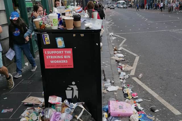 The strike would have stopped bin collections