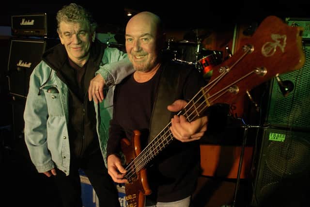 Pete Agnew with the late Dan McCafferty