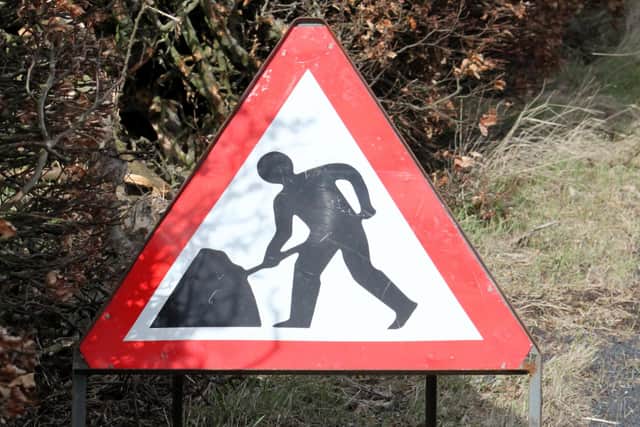 The roadworks have been delayed