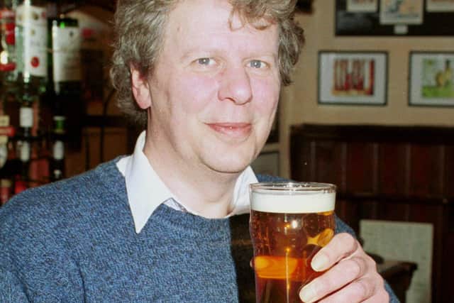 Nick Bromfield, pictured at the Harbour Bar, Kirkcaldy when he launched his own brewery business.