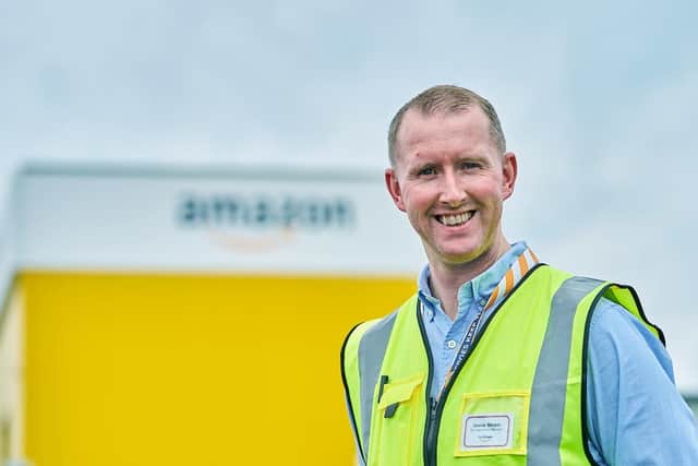 General manager at Amazon in Dunfermline, Jamie Strain.