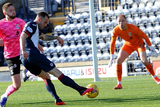 March 19, 2022: Raith Rovers 2-3 Inverness. Goals by Aidan Connolly and Matej Poplatnik (pictured) are countered by Shane Sutherland and Logan Chalmers (2), with Raith's Kyle Benedictus and Ben Williamson sent off (Pic FPA)