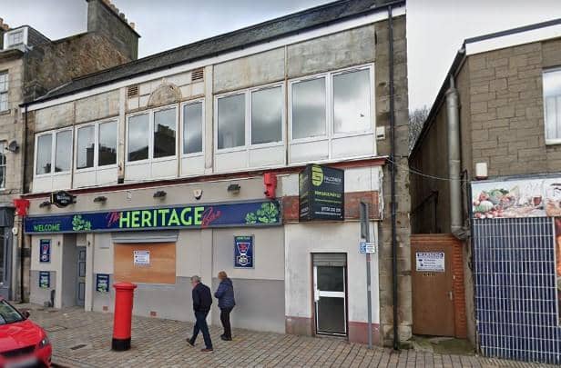The plan for two flats relates to the  empty building above the Heritage Ba, which is not affected by the proposal (Pic: Google Maps)