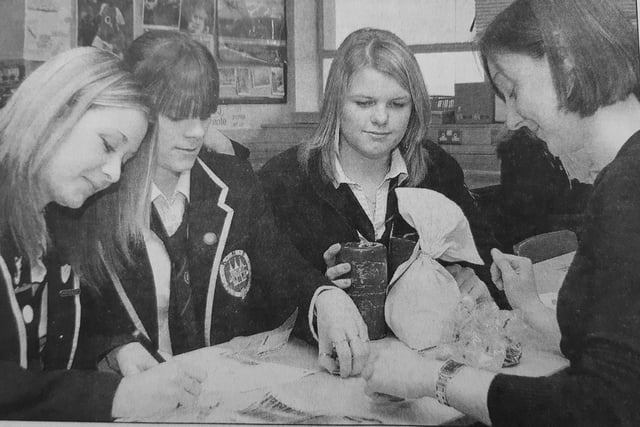 A Tsunami which devastated  Sir Lanka sparked a huge fundraising response in Fife.
Counting cash from their efforts at Kirkcaldy High School are Jenna Ewing, Jemma Timkins, Claire Seath and languages teacher, Lynda Plumb.