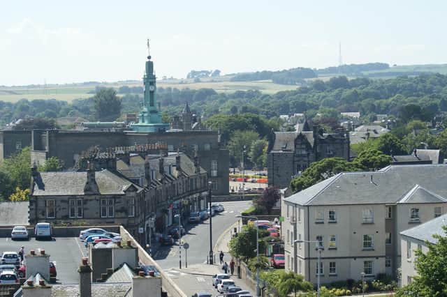 View across Kirkcaldy from the tower of the Old Kirk