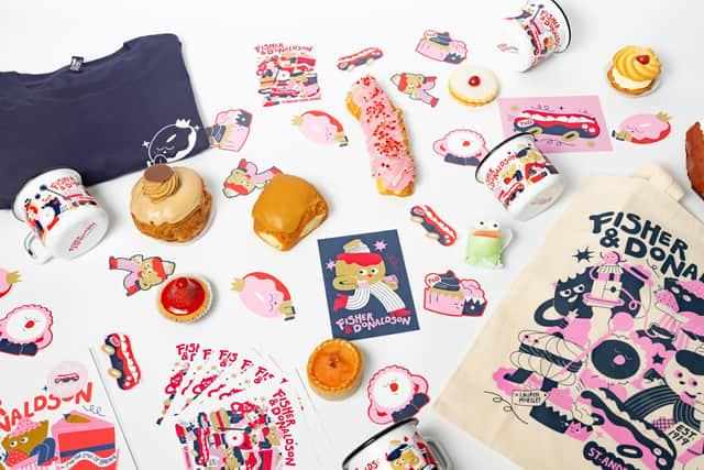 Some of Lauren;'s Fisher & Donaldson inspired merchandising (Pic: Submitted)