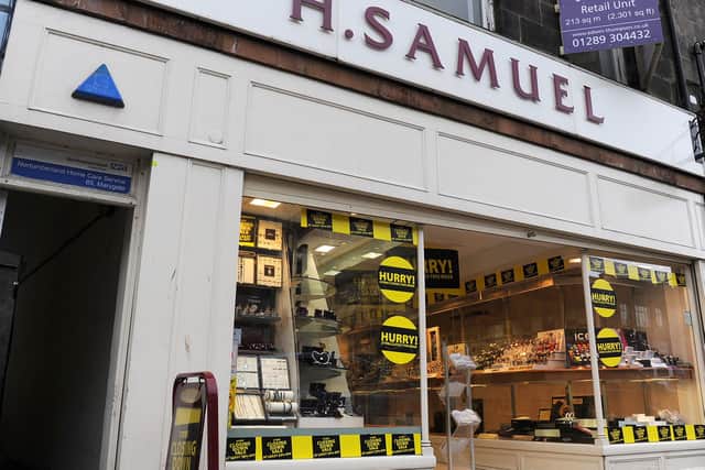 H Samuel has closed a number of stores recently.
