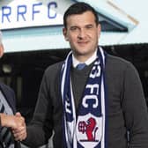 Raith chairman Steven MacDonald, pictured with manager Ian Murray is optimistic about sale of club to Scottish consortium (Pic Paul Devlin/SNS Group)