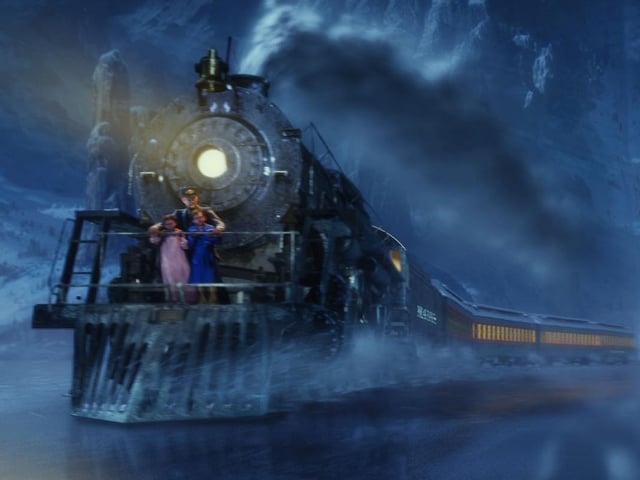 In this 2004 children's movie, a young boy, Billy, sees a mysterious train setting off for the North Pole on Christmas Eve appear outside his window and is invited aboard by the conductor.
Billy joins other children on the enchanted train as they embark on a journey to visit Santa preparing for Christmas.