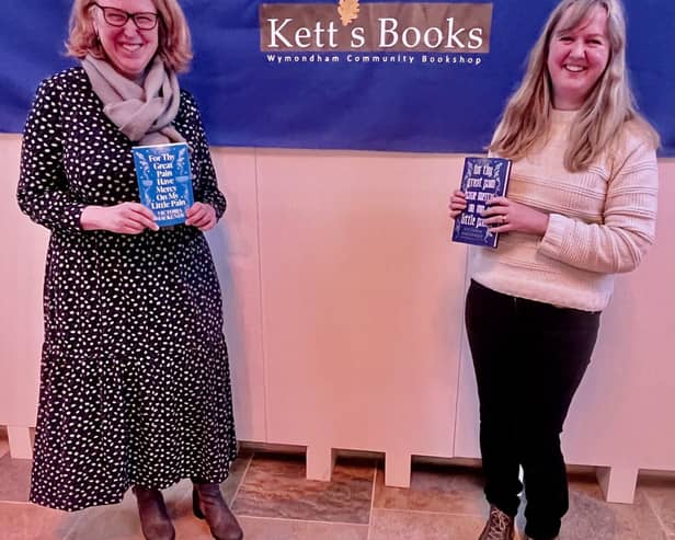 Kett's Bookshop Manager, Tracy Kenny with Novelist, Victoria Mackenzie