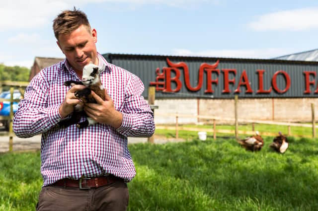 The Buffalo Farm has scooped the prestigious award for Scotland’s Best Farm Shop and Deli at the Great British Food Awards. Pic: Euan Kennedy.