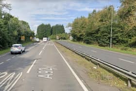 The A92 road closure comes into effect next week