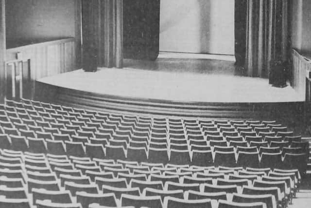The 1972 refurbishment of the Adam Smith Theatre