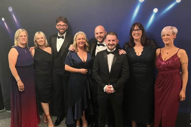 The Montagues team at the Fife heat of the Scottish Business Awards recently.  (Pic: submitted)