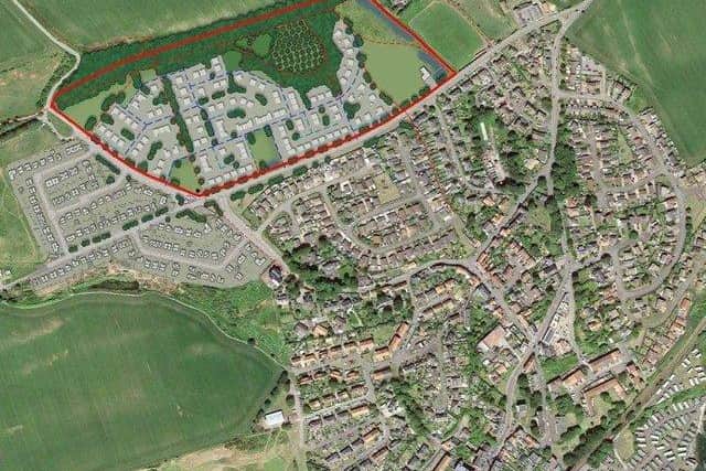The development was to be located to the east of Red Path Brae on greenfield land to the north of Kinghorn. Gladman Developments said it would enhance Kinghorn and tackle the town’s housing shortfall.