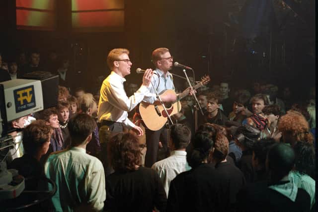 The Proclaimers make their TV debut on The Tube