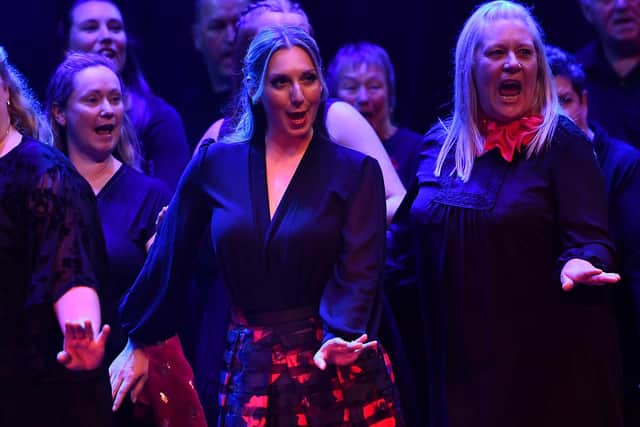 On stage - Kirkcaldy Amateur Operatic Society (Pic: Fife Photo Agency)