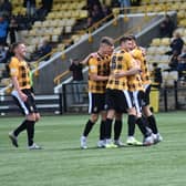 The Methil men are all smiles after Liam Watt's opener