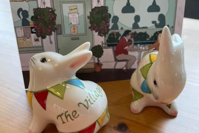 Bids for the Wemyss Ware bunnies can be made on The Village Cafe Facebook page or at the cafe.