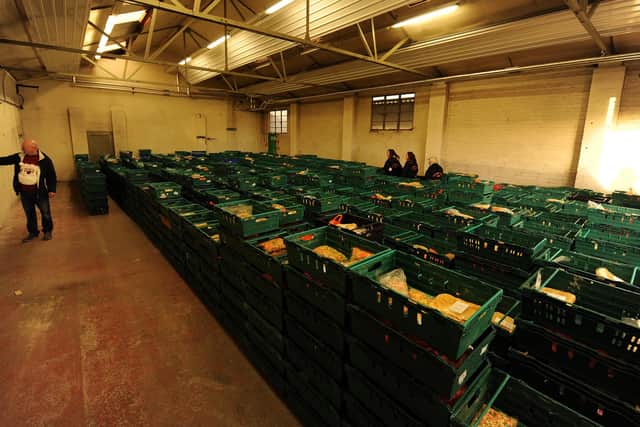 The centre's warehouse will again be filled with crates as the appeal gains momentum (Pic: Fife Photo Agency)