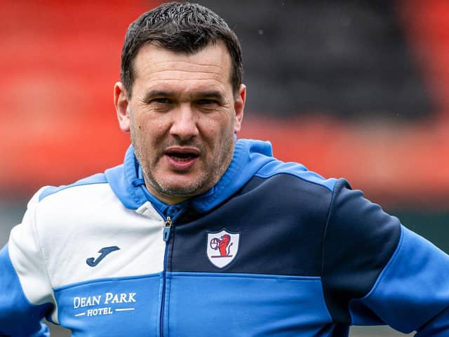 Raith Rovers manager Iain Murray pictured at Tannadice on Saturday (Pic by Ewan Bootman/SNS Group)