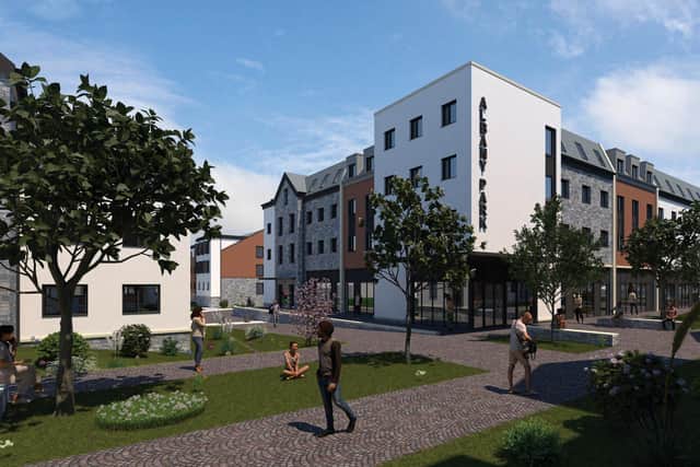 How the major new student residence on the site of Albany Park, St Andrews, could look