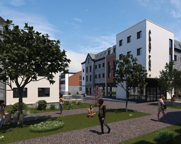 How the major new student residence on the site of Albany Park, St Andrews, could look