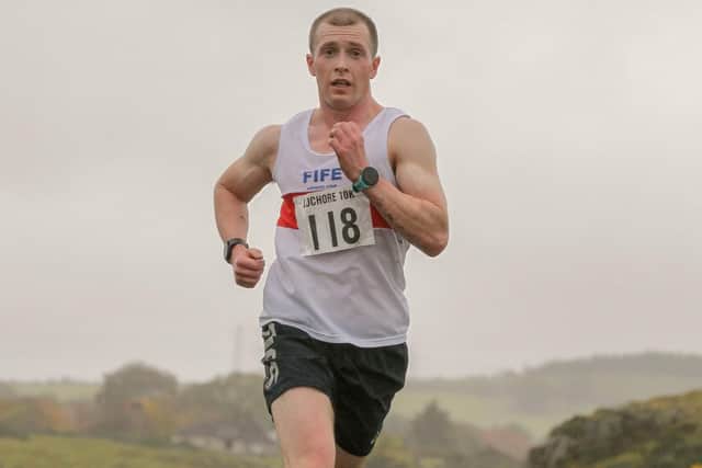 Carter Taylor competing in Lochore 10k