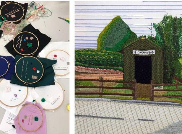 Textile artist Nikkita Morgan is on the lookout for Scottish Linen to use in an interpretive project to tell the history of Inverkeithing.