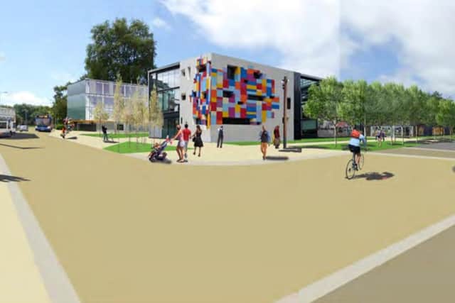 An artist's impression of what the site could look like.