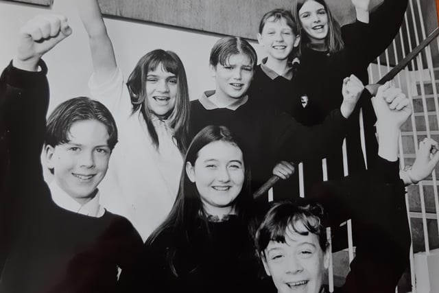 These young pupils are from St Paul’s Primary School in Glenrothes and, in 1998, were taking part in a short story writing competition. Picture from the Glenrothes Gazette archives.