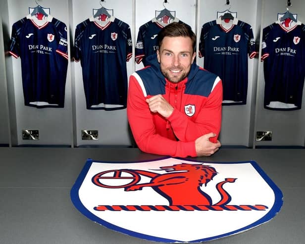 Lewis Stevenson has signed on a two-year deal (Pic: Raith Rovers)