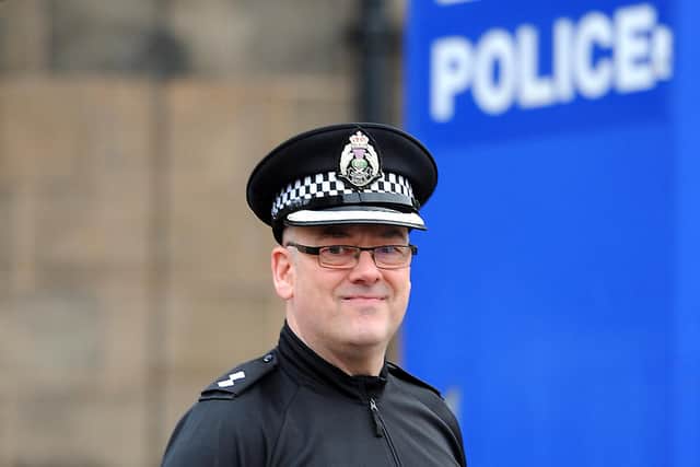 Kirkcaldy community inspector Gordon Anderson is retiring this Friday after 30 years service. Pic: Fife Photo Agency