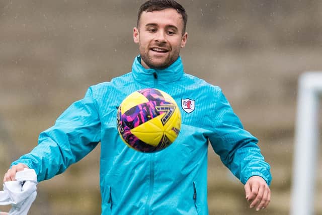 Lewis Vaughan during a Raith Rovers training session at Stark's Park in Kirkcaldy in November 17 (Pic: Ross Parker/SNS Group)