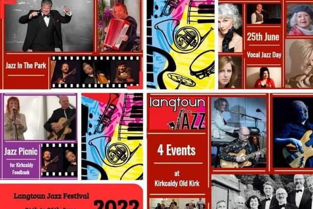 The programme cover for Lang Toun Jazz Festival