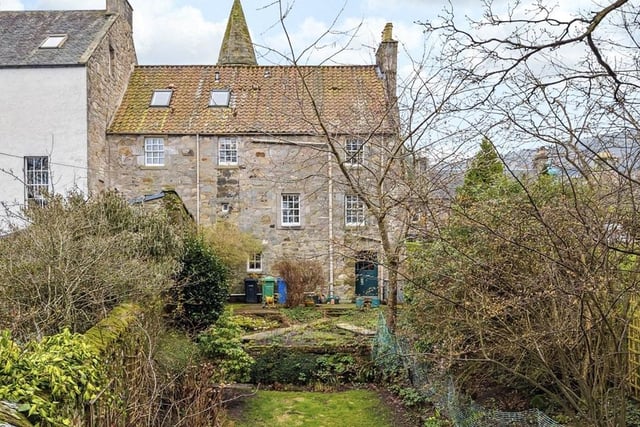 The rear of the property, which sits on Falkland's High Street.