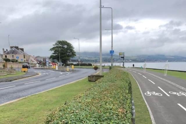 A two-way cycle route is proposed to link Leven Promenade with the station.