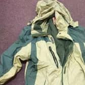 Police released an image of the jacket recovered from the Forth Road Bridge
