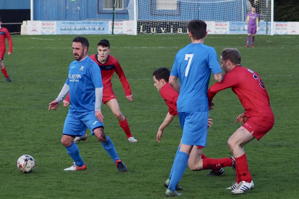 St Andrews United manager Charlie King. Pic by Blair Smith