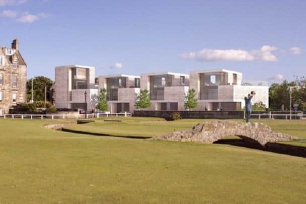 Athole Reid and Gillian Asplin want to build "the Fairways" - a block of four three and four-storey homes - on land occupied by a house at the junction of the Links and Gibson Place, St Andrews.