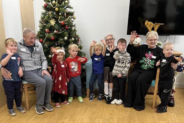 A Christmas visit to Methilhaven's inter generational care village (Pic: FHCSP)
