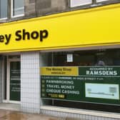 The former Money Shop, High Street, Kirkcaldy, closed in 2019