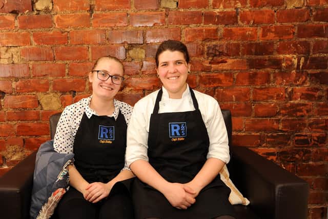 Corrie Robertson and Diana Marques are the owners of Roots and Seeds Cafe Bistro. Pic: Fife Photo Agency