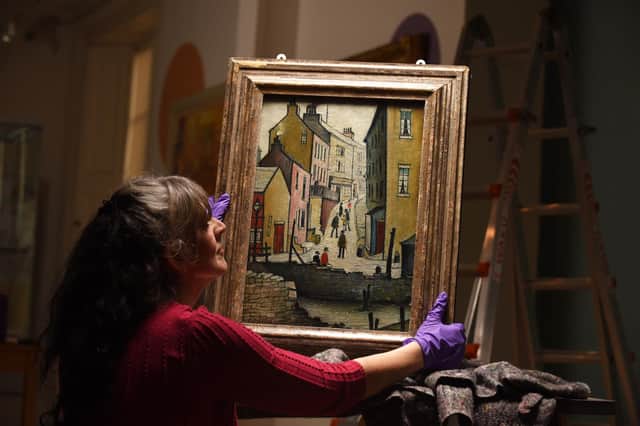 An Old Street by LS Lowry will be part of the Art-tastic exhibition. (Pic: Angus Blackburn)