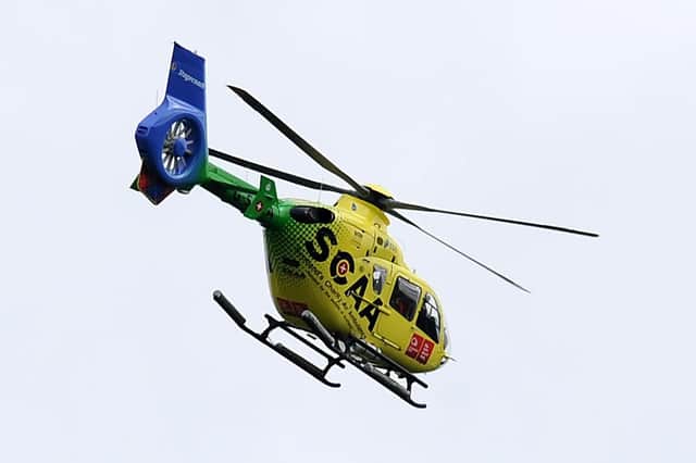 The Air Ambulance is involved in the Riverside Park incident.